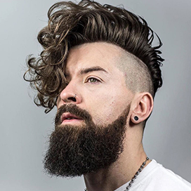 The Curly Pompadour Hairstyle