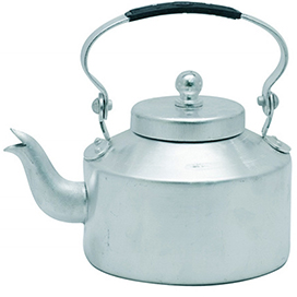 Steps to clean the teapot with baking soda