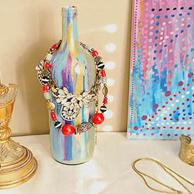 A Bottle Jewelry Holder
